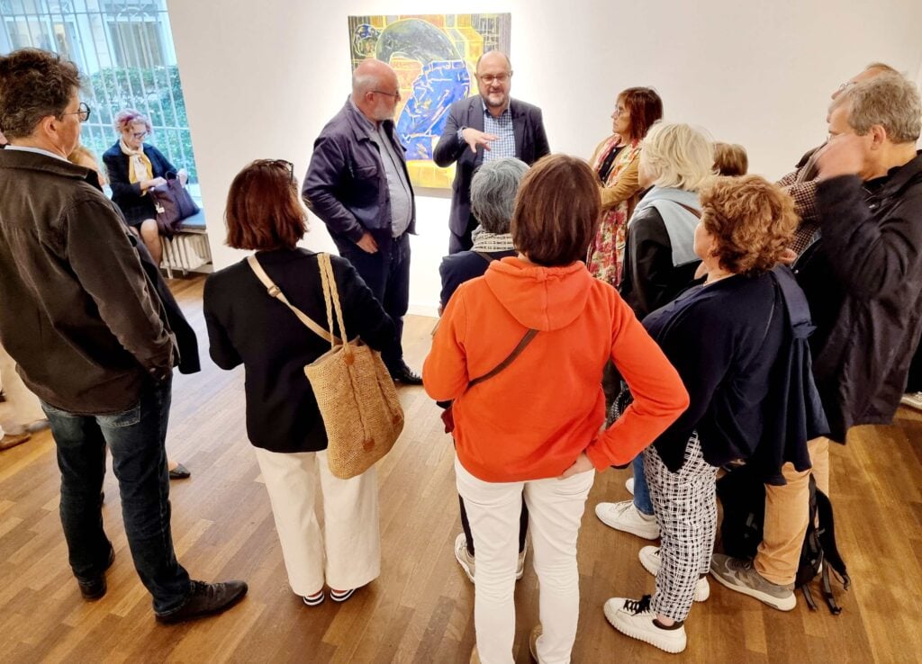 Visite guidate ad un gruppo francese per il Berlin Gallery Weekend 2025