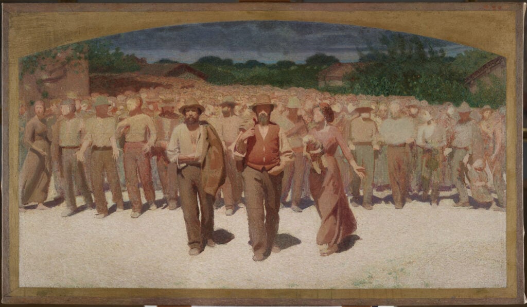 Giuseppe Pellizza da Volpedo, Il cammino dei lavoratori, 1898-1899