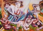 1 Dissolution and Rebirth, 2025, oil on canvas, 270 x 370 cm