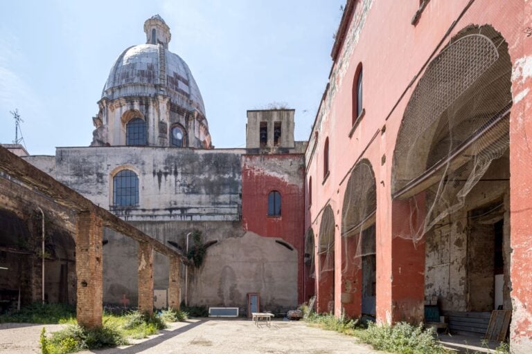 Napoli, la corte dell'ex convento di Sant'Anna a Capuana, 2023. Ph. Marcello Merenda