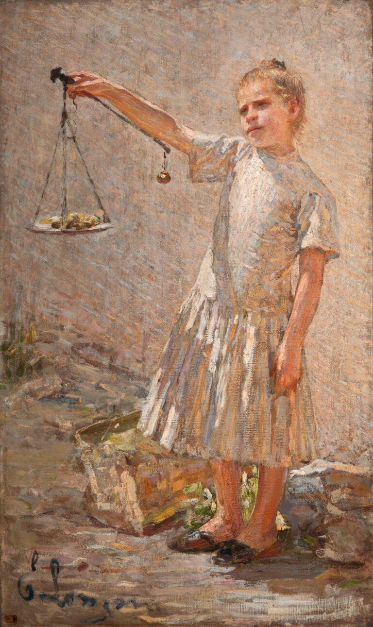 Emilio Longoni, Venditrice di frutta, 1890-1891