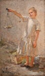 Emilio Longoni, Venditrice di frutta, 1890-1891