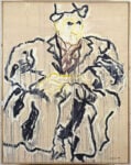 Ida Barbarigo: Uomo di pietra, 1967, olio su tela (146 x 114 cm; codice Cadorin_IB_09; foto Bruno Raoux)