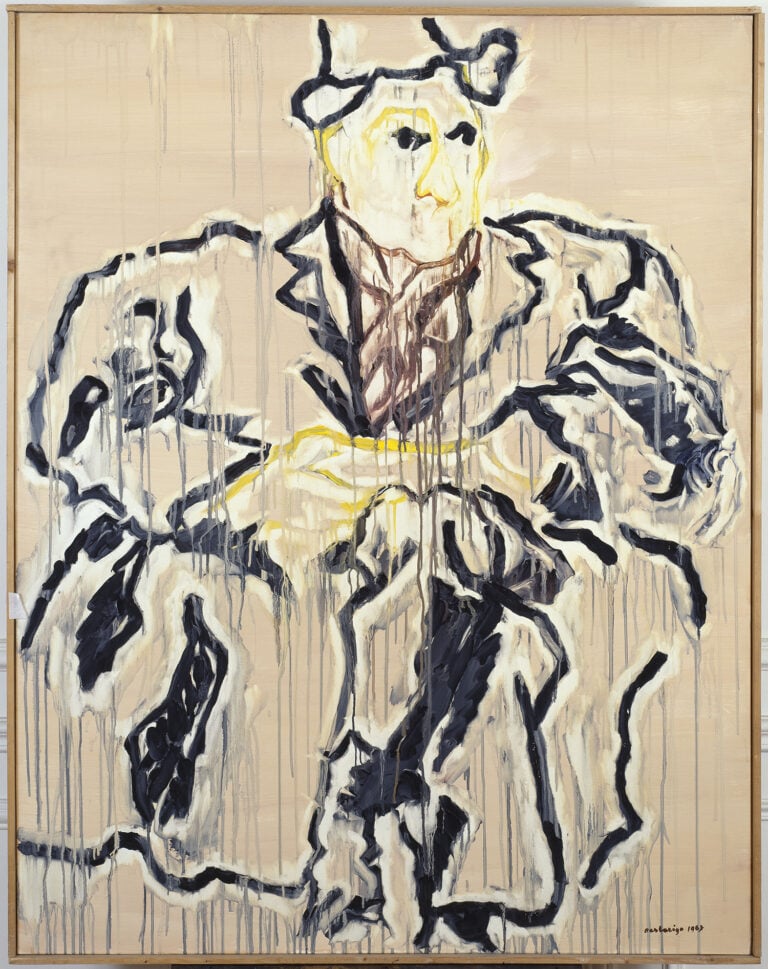 Ida Barbarigo: Uomo di pietra, 1967, olio su tela (146 x 114 cm; codice Cadorin_IB_09; foto Bruno Raoux)