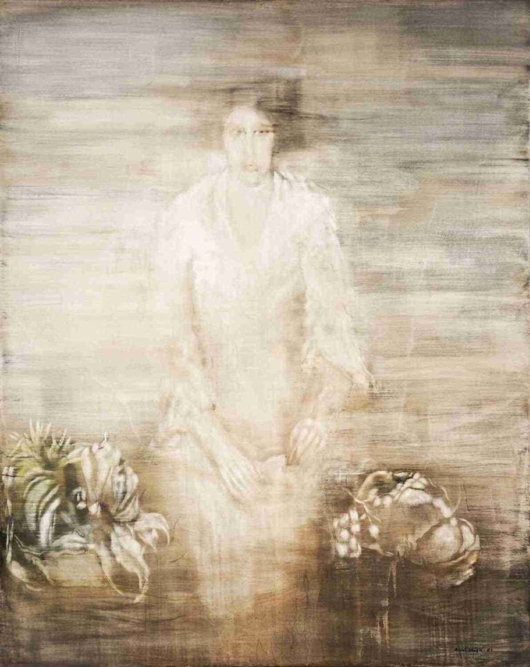 Ida Barbarigo: Erma, 1983-1984, olio su tela (162 x 130 cm)