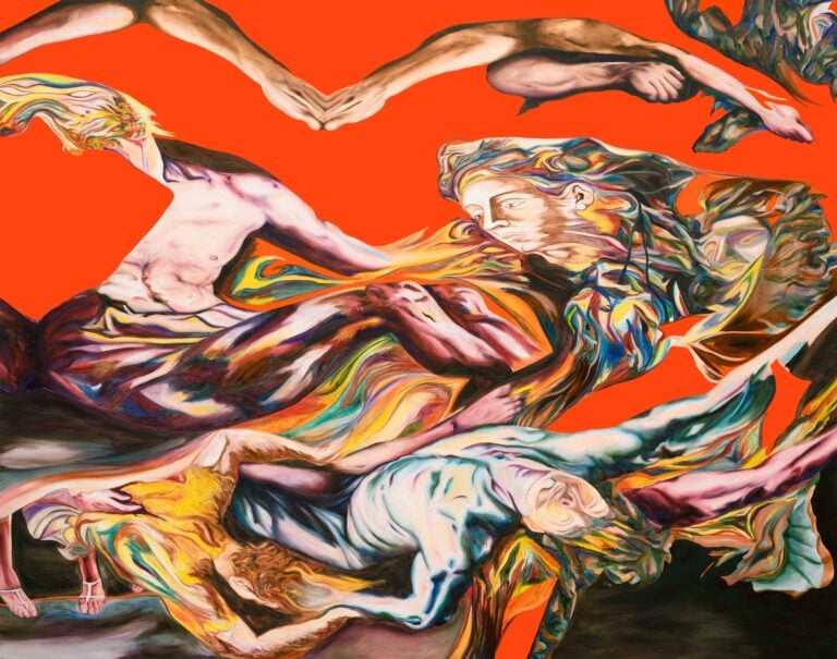 2 Shattered, 2024, oil on canvas, 197 x 249 cm