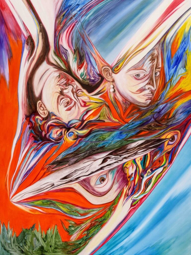 3 The Collapse of Known Forms, 2024, oil on canvas 200 x 150 cm