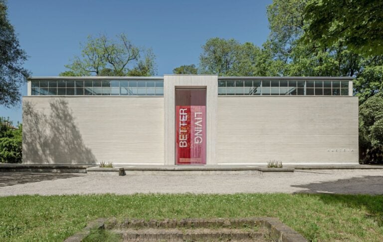 gency For Better Living, Austrian Pavilion - Biennale Architettura 2025- Installation view exterior view. Photo © Hertha Hurnaus