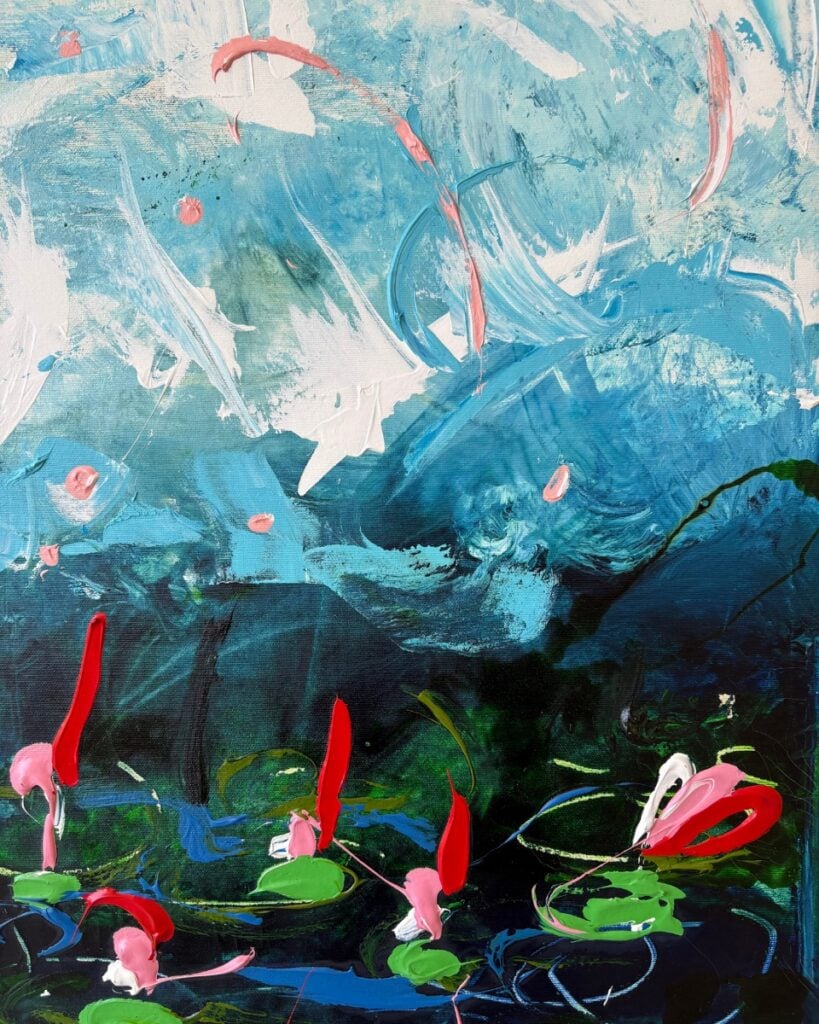 Mario Schifano, Gigli d'acqua