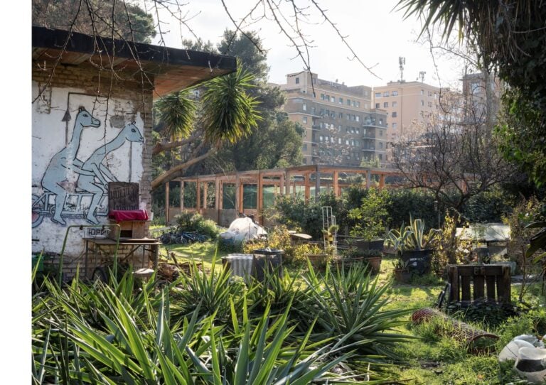 Centro Sociale Occupato Autogestito, CSOA ex-SNIA, Pigneto-Prenestino neighborhood, Rome, Italy, 2025. AGENCY FOR BETTER LIVING, Austrian Pavilion, Bien © Armin Linke 2025