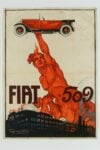 Plinio Codognato, Fiat 509, 1925, manifesto pubblicitario, 138,7 x 99,2 cm, Museo Nazionale Collezione Salce, Treviso