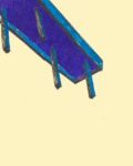 Palazzo d'Avalos, AIDNA - schizzo della teche per i registri carcerari, viste da sotto (Disegno di Salvatore Scandurra e Antonio Soreca), Courtesy of AIDNA studios