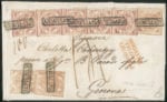 Antichi Stati Italiani, Napoli, Lettera a mezzo vapore francese Pausilippe. Courtesy Kruso Art 