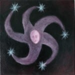 Catelijne Boele, A Song, Acrilico su lino, 30 x 30 cm, 2024