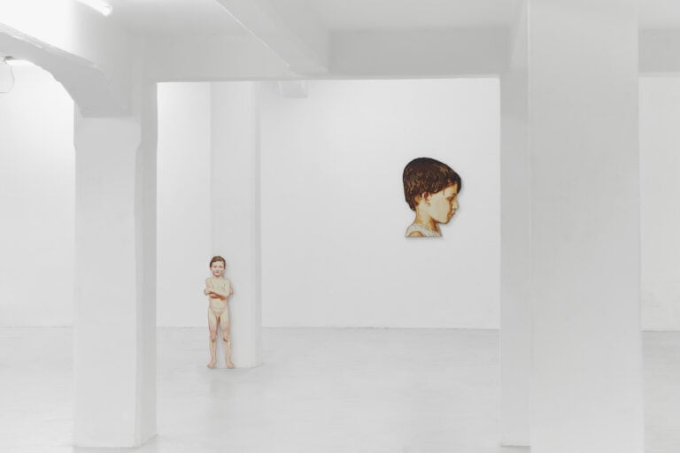 CRISTIANO DE GAETANO Presenze Silenziose, installation view at The Flat, Milano, 2025. Photo Sarah Indriolo, Courtesy The Flat - Massimo Carasi