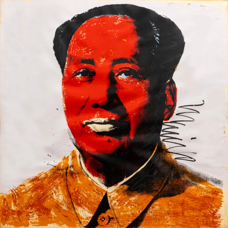 Dalla collezione Lella e Fausto Bertinotti_Andy Warhol, Mao, 1972, serigrafia a colori es. 63-250, cm 91,4x91,4, stima € 20-30mila
