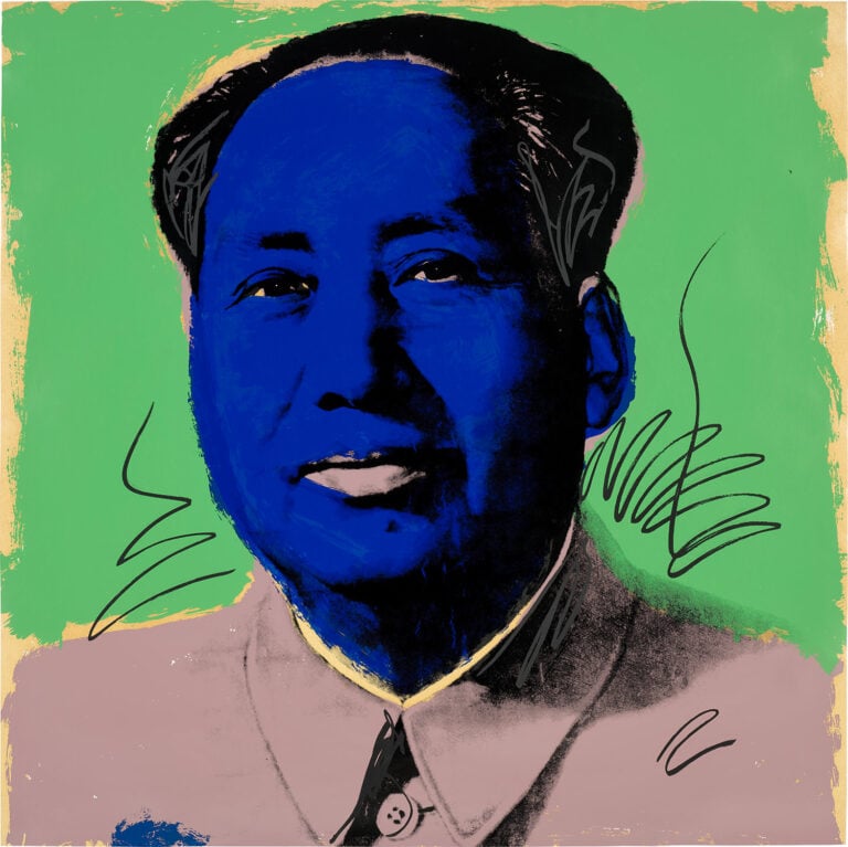 Dalla collezione Lella e Fausto Bertinotti_Andy Warhol, Mao, 1972, serigrafia a colori, es. 82-250 - cm 91,4 x 90,1, stima € 20-30mila