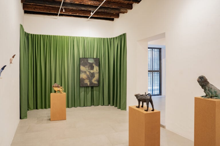 Daniele Franzella, Idra e Gli ospiti, installation view at RizzutoGallery, Palermo, 2025. Courtesy RizzutoGallery