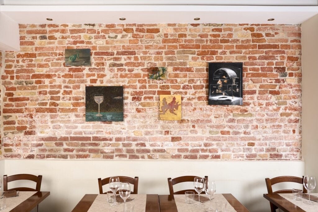 A Venezia la pittura contemporanea la puoi vedere pure in trattoria