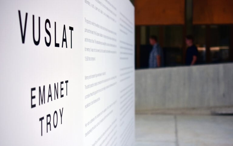 Exhibition view of Emanet/Troy by Vuslat (The Museum of Troy, Çanakkale, Turkey, May 24, 2025 – July 25, 2025) Photo Credit: Osman Çapalov