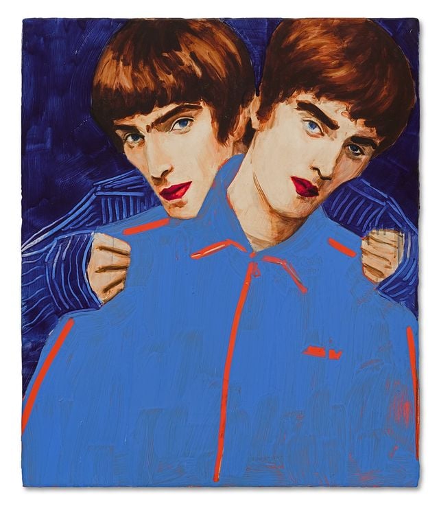Elizabeth Peyton, Liam + Noel (Gallagher) (1996). Courtesy of Sotheby's