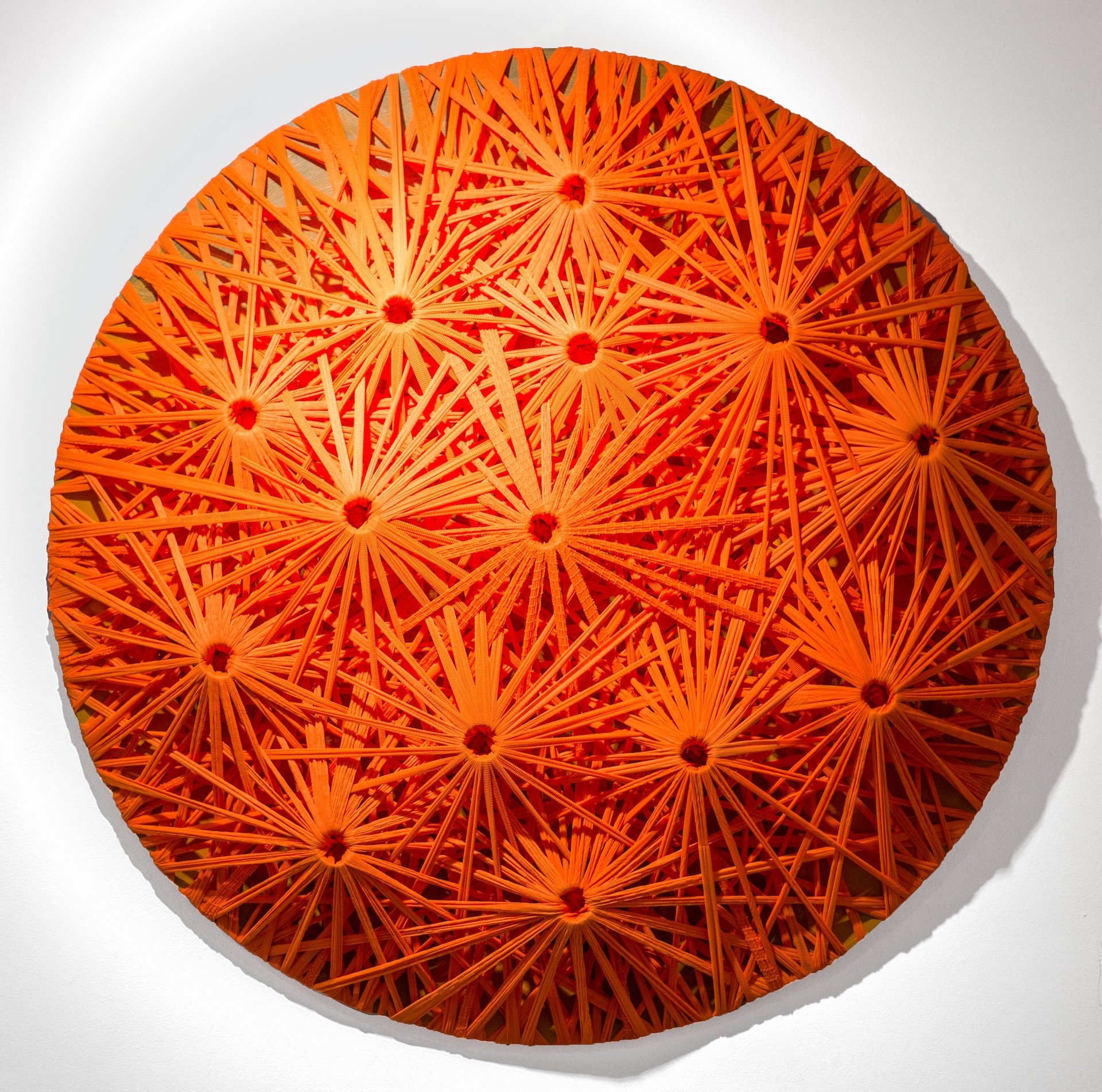 Emilio Cavallini, Orange - Linear Fractal, 2010