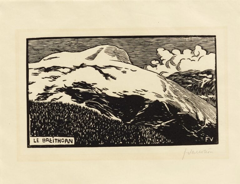 Felix Vallotton, LE-BREITHORN, 1892, photo Peter Schalchli