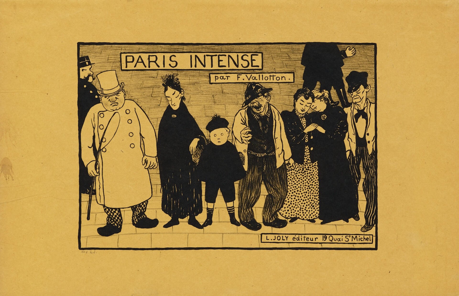 Félix Vallotton, Paris-intense, Titelblatt, 1893-94, photo Peter Schalchli