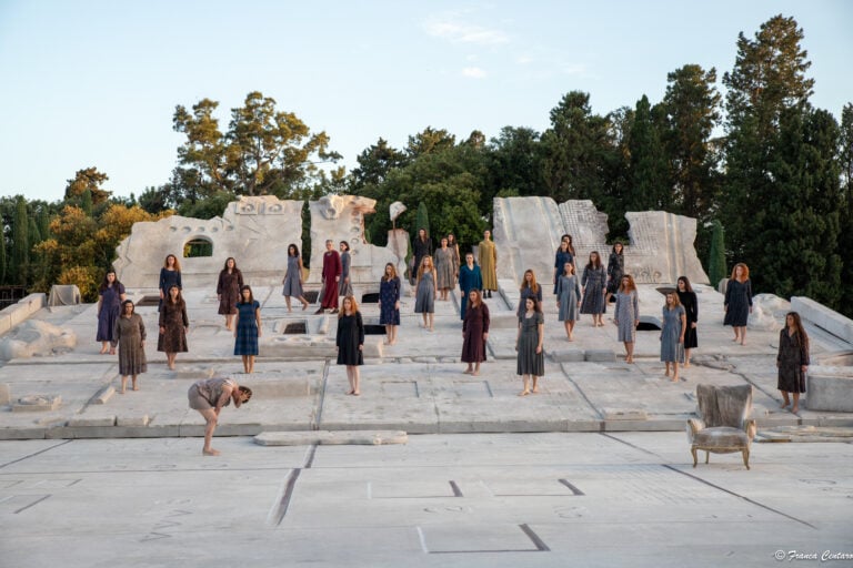 Un momento dello spettacolo, Elettra, Foto Franca Centaro, Fondazione INDA
