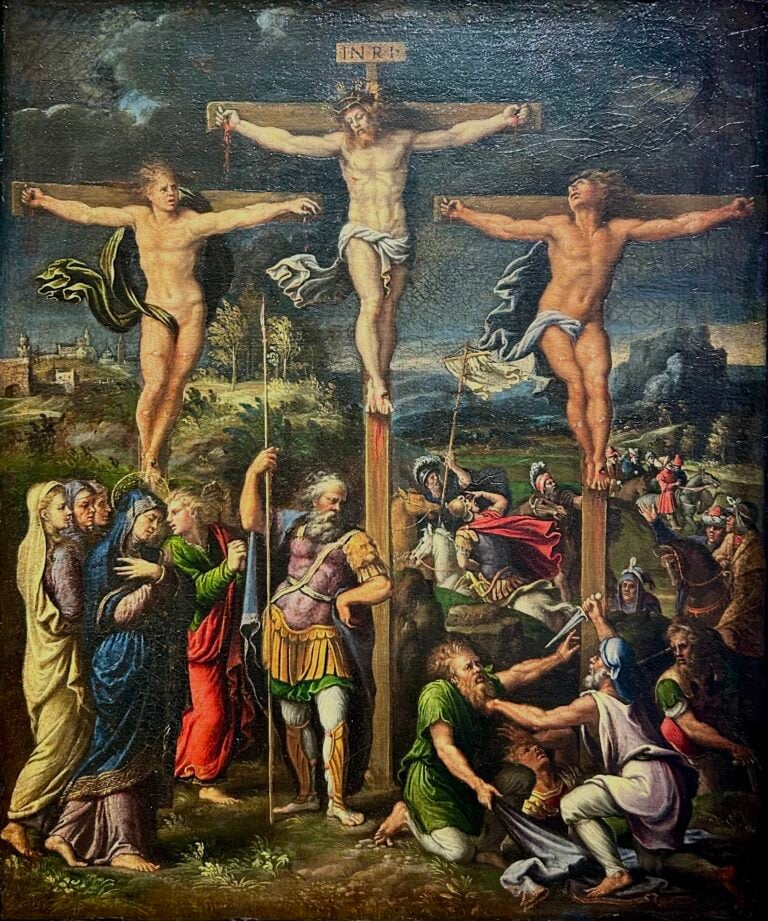 Girolamo Sellari da Carpi, La crocifissione. Courtesy La Galleria BPER