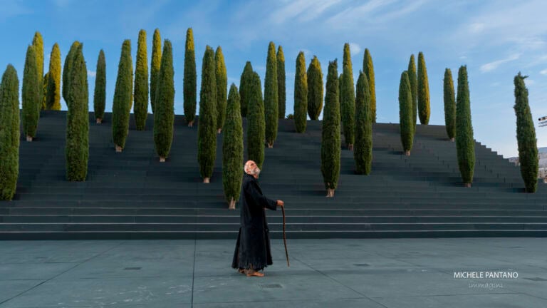 Giuseppe Sartori (Edipo), Foto Michele Pantano, Teatro Greco di Siracursa, Fondazione INDA