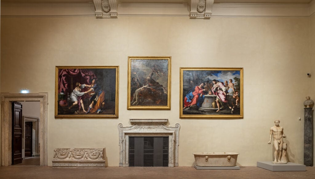 gnaa250203970 Lo storico riallestimento del Salone Pietro da Cortona a Palazzo Barberini a Roma