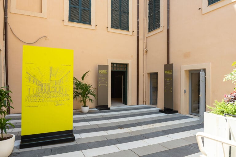 Il percorso di visita al cantiere di Palazzo San Felice. Photo Agnese Sbaffi, Ministero della Cultura