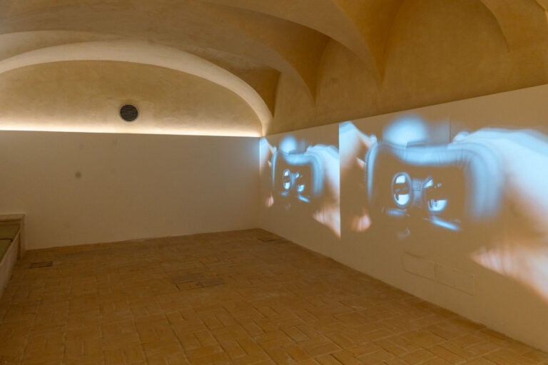 Il percorso di visita al cantiere di Palazzo San Felice. Photo Agnese Sbaffi, Ministero della Cultura