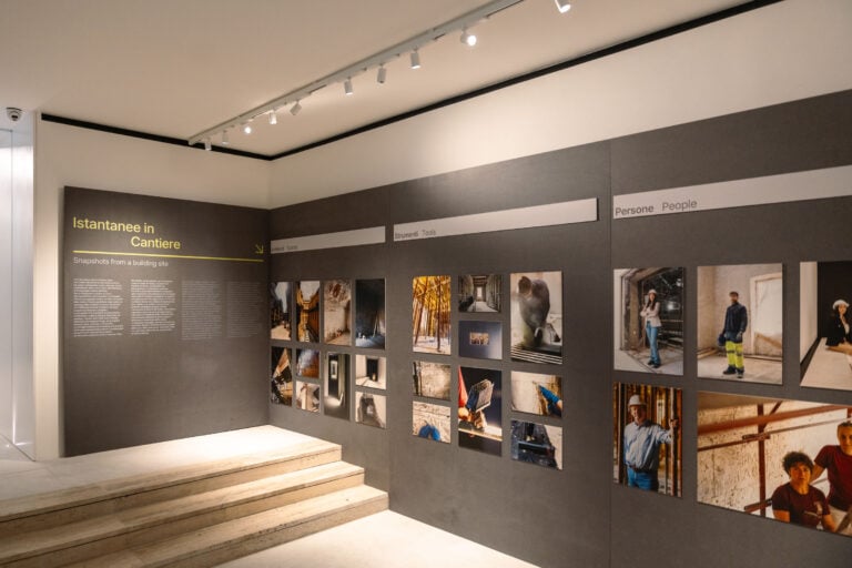 Il percorso di visita al cantiere di Palazzo San Felice. Photo Agnese Sbaffi, Ministero della Cultura