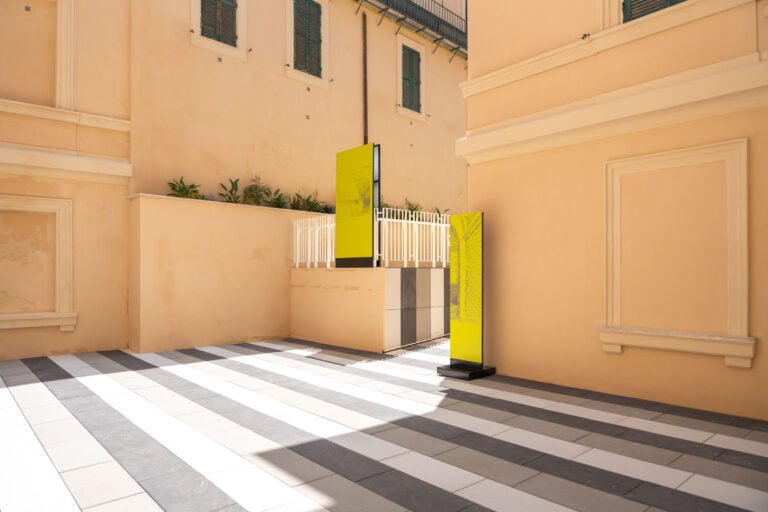 Il percorso di visita al cantiere di Palazzo San Felice. Photo Agnese Sbaffi, Ministero della Cultura