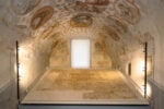 Il percorso di visita al cantiere di Palazzo San Felice. Photo Agnese Sbaffi, Ministero della Cultura