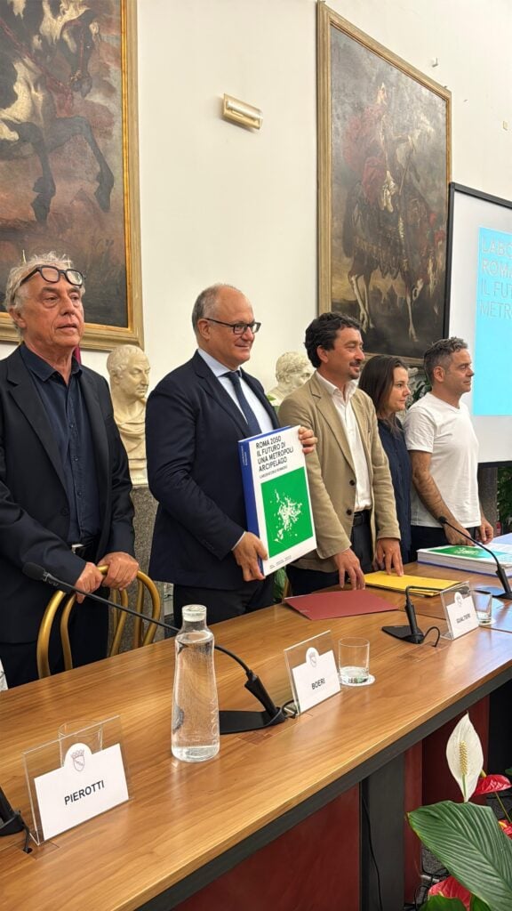 Presentazione degli esiti del Laboratorio ROMA 2050 - Il Futuro di una Metropoli Arcipelago. Roma, Sala della Protomoteca, 23 giugno 2025. Photo Roma Capitale