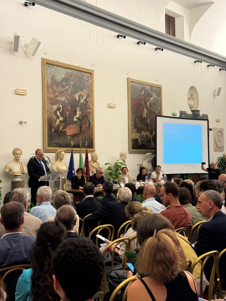 Presentazione degli esiti del Laboratorio ROMA 2050 - Il Futuro di una Metropoli Arcipelago. Roma, Sala della Protomoteca, 23 giugno 2025. Photo Roma Capitale