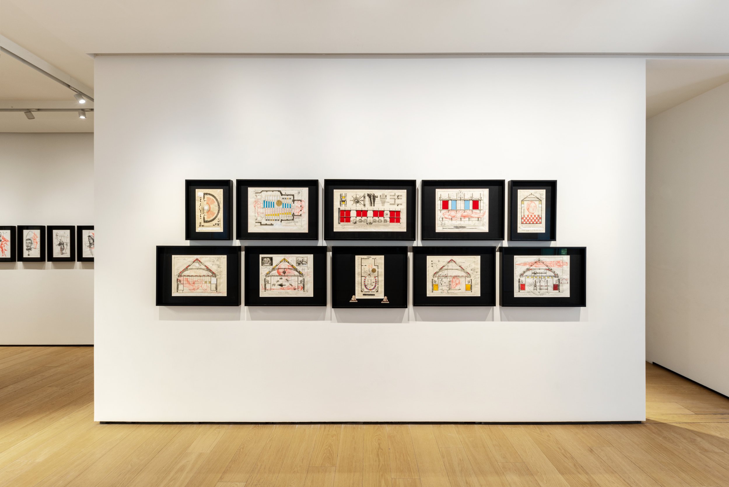Installation view, Transitum, Fabrizio Cotognini, BUILDING GALLERY, Milano, photo Leonardo Morfini, Courtesy BUILDING, Milano