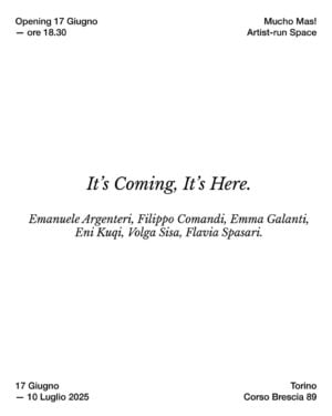 It's Coming it's Here