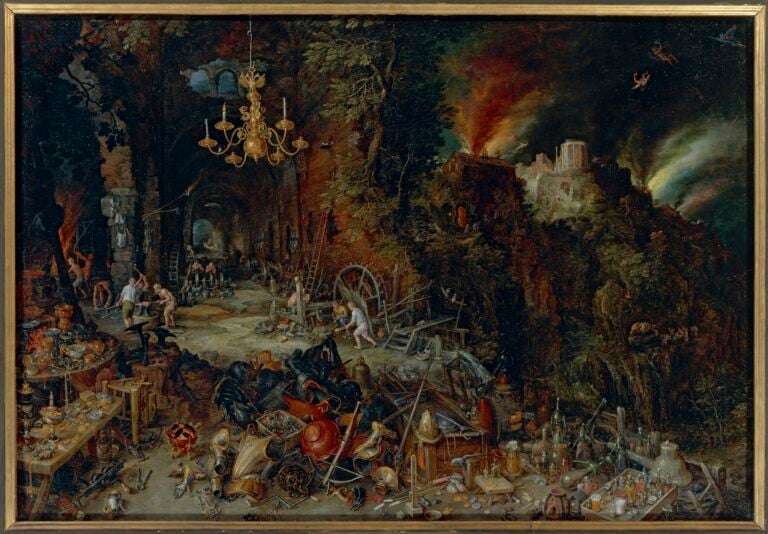 jan brueghel allegoria del fuoco 1608 pinacoteca ambrosiana milano Riallestita la splendida sala fiamminga dell’Ambrosiana di Milano. A 4 secoli dalla morte di Jan Brueghel il Vecchio 