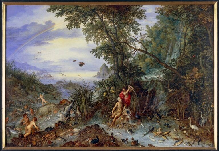 jan brueghel allegoria dellacqua 1614 piacoteca ambrosiana milano Riallestita la splendida sala fiamminga dell’Ambrosiana di Milano. A 4 secoli dalla morte di Jan Brueghel il Vecchio 