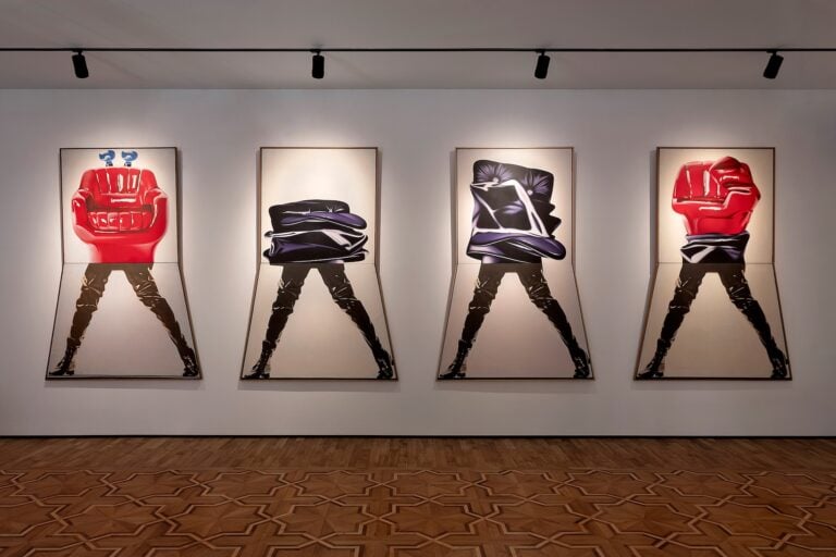 La seduzione delle forme. Umberto MAriani - Oggetti Allarmanti, installation view at BKV Fine Art, Milano, 2025. Photo Maria Parmigiani