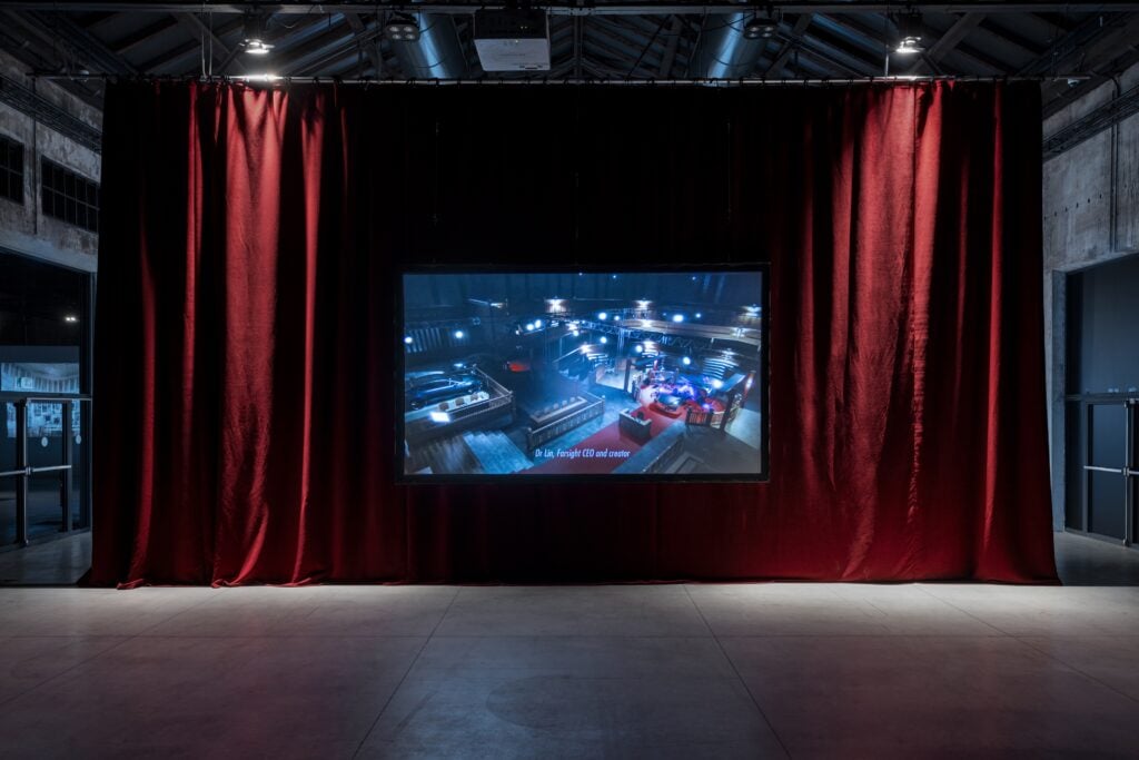 Lawrence Lek, Empty Rider (2024) - Installation view - Ph. Buccia Studio © EXPOSED Torino Foto Festival