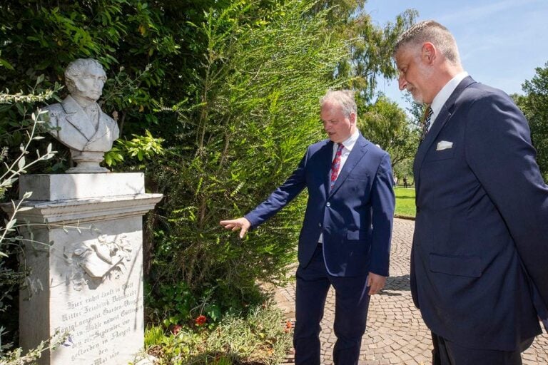 L'inaugurazione del Giardino dei Principi con Eike Schmidt e Alessandro Giuli
