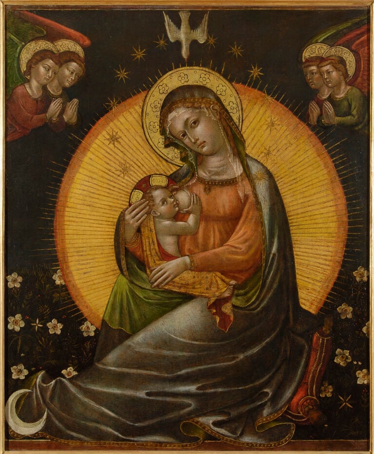 Lippo di Dalmasio, Madonna dell'Umiltà e Angeli. Courtesy La Galleria BPER