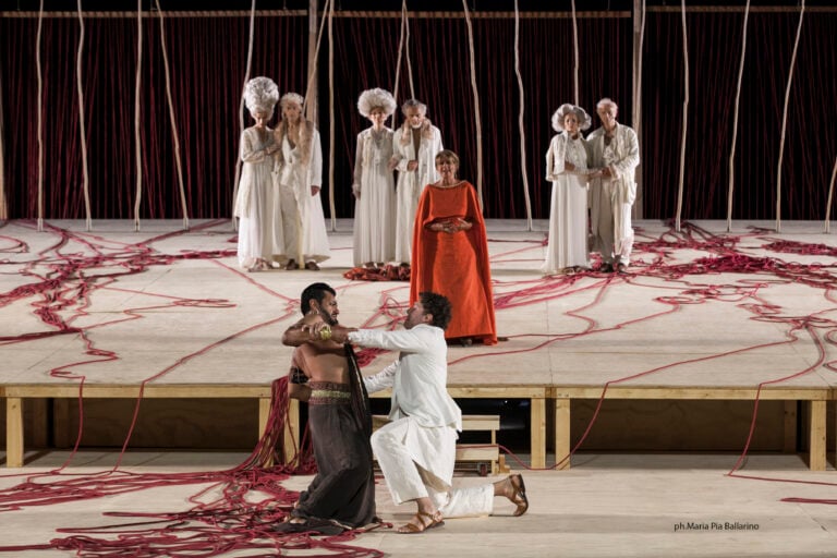 Lo scontro tra i due ambasciatori, Foto Maria Pia Ballarino, Teatro Greco di Siracursa, Fondazione INDA