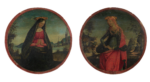 Maestro di Griselda, La Vierge dans un paysage, Marie Madeleine dans un paysage. Courtesy Christie's Images Ltd. 2025