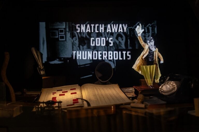 mayakovsky4 1200x800 1 I diorami performativi del grande artista William Kentridge arrivano alla Fondazione Carla Fendi di Spoleto